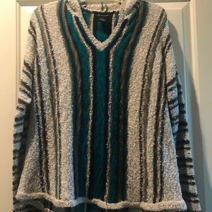 V-Neck Hooded sweater